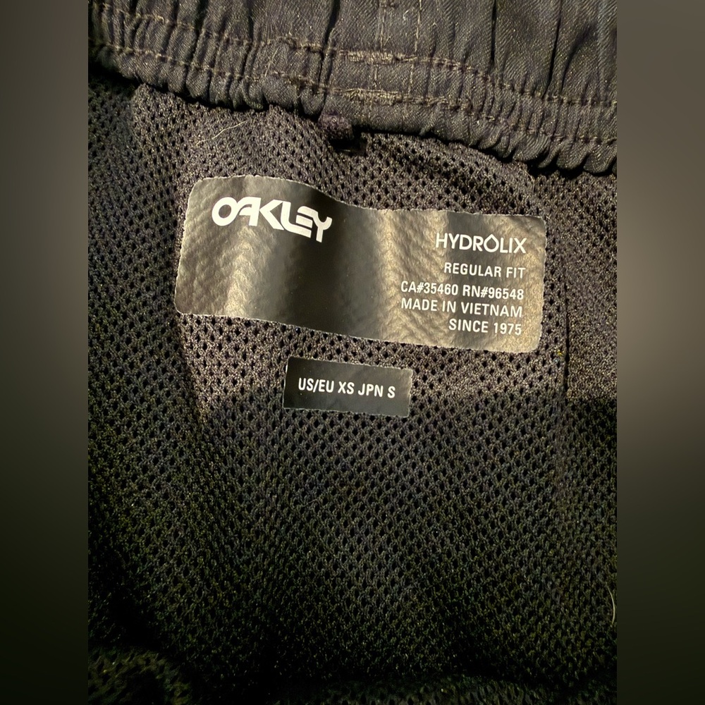 Oakley Hydrolix Black Drawstring Swim Shorts Men’s XS - Picture 8 of 8